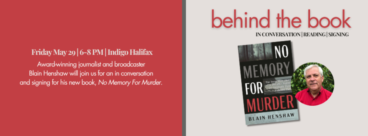 BEHIND THE BOOK: No Memory for Murder by Blain Henshaw